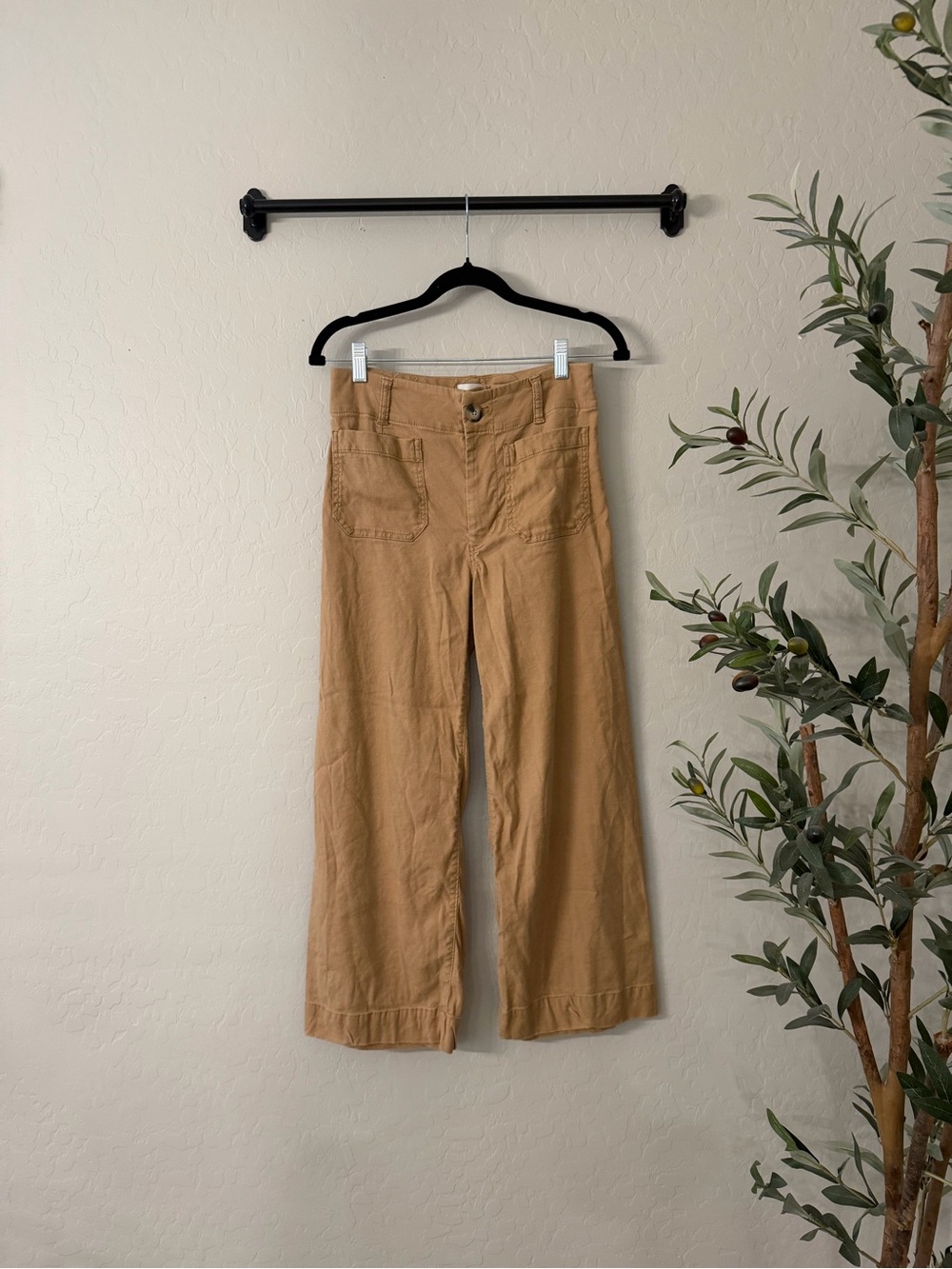 NWT Anthropologie Maeve the Colette Cropped Wide-Leg Pants - Picture 3 of 6